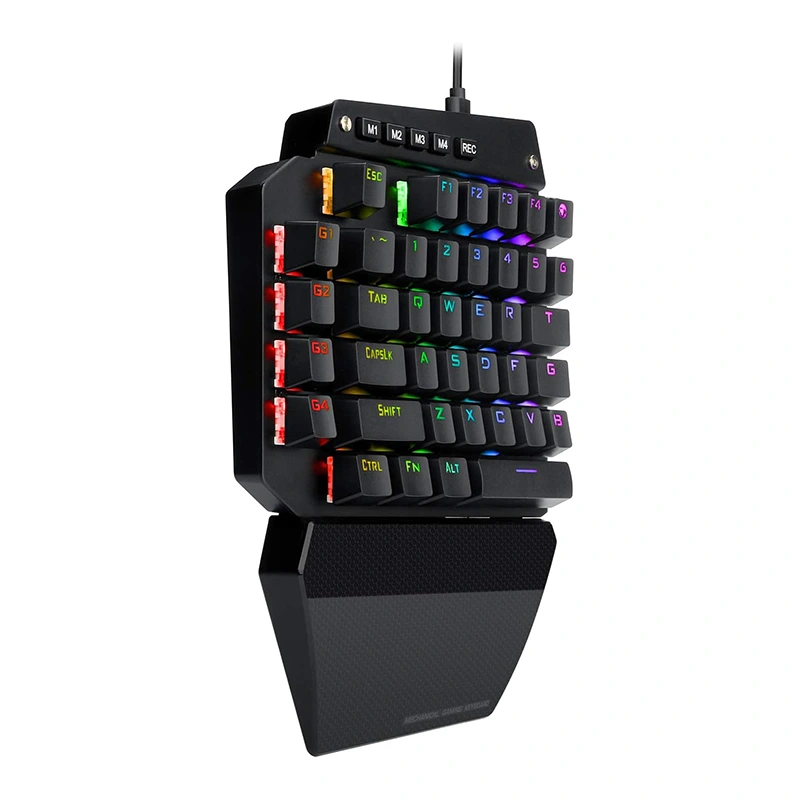 44keys RGB Meicniúla Cearrbhachais Méarchláir Wired