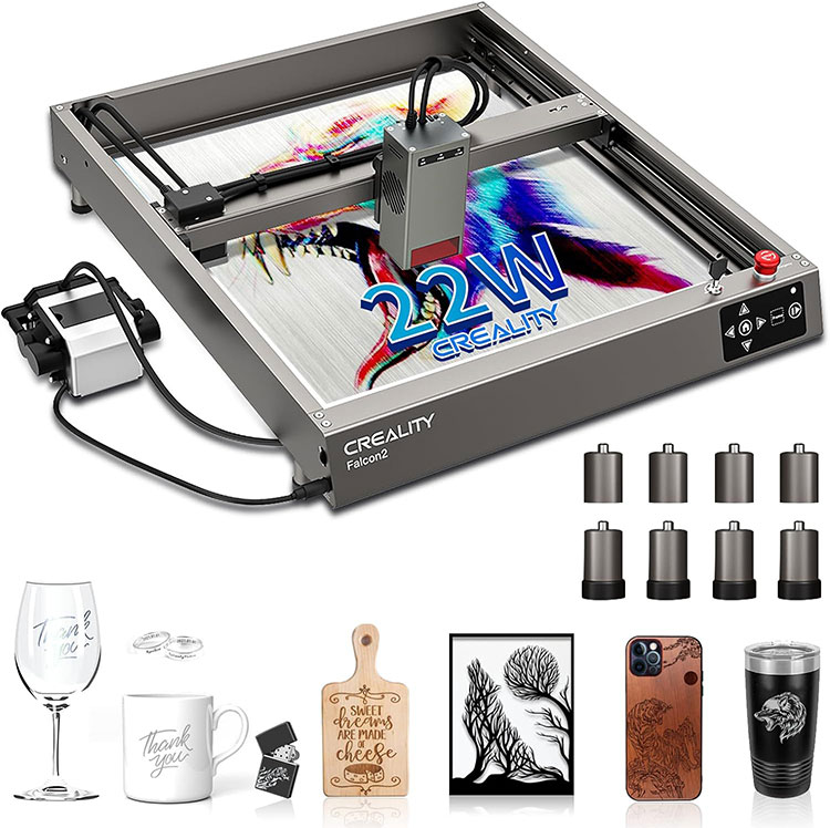 Falcon 22W Aschuir Laser Cutter Engraver Léasair DIY